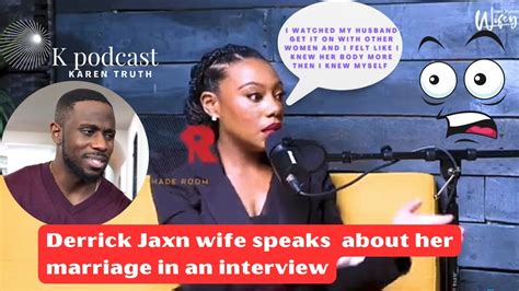 derrick jaxn youtube|derrick jaxn wife interview.